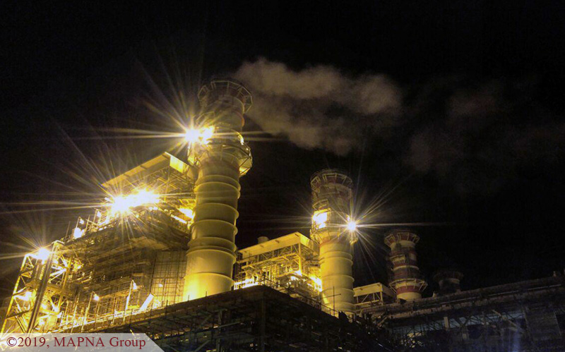 Second Steam Cycle of Shirvan Power Plant Synchronized to the Grid