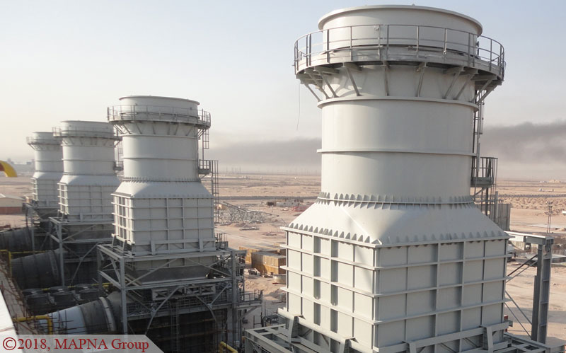 مپنا سومین واحد گازی نیروگاه سیکل ترکیبی رمیله عراق را سنکرون کرد