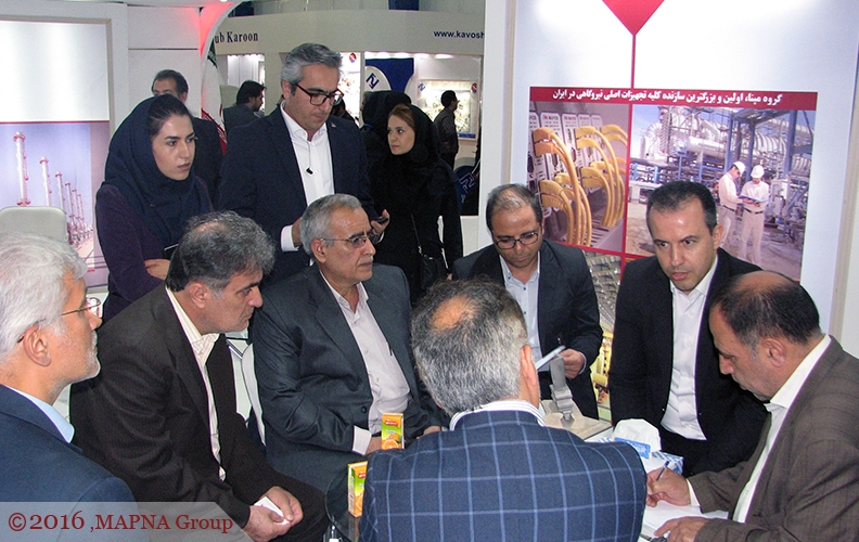 گروه مپنا در متن هشتمین نمایشگاه نفت خوزستان