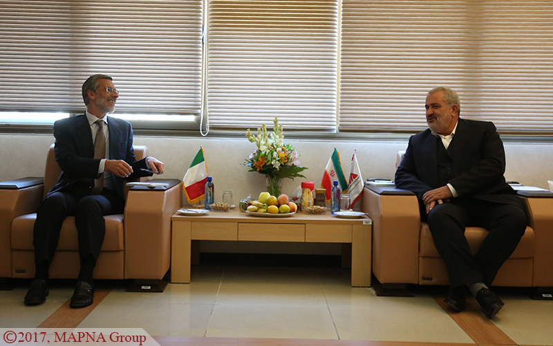 MAPNA President Hosts Italian Ambassador, Discusses Industrial Ties